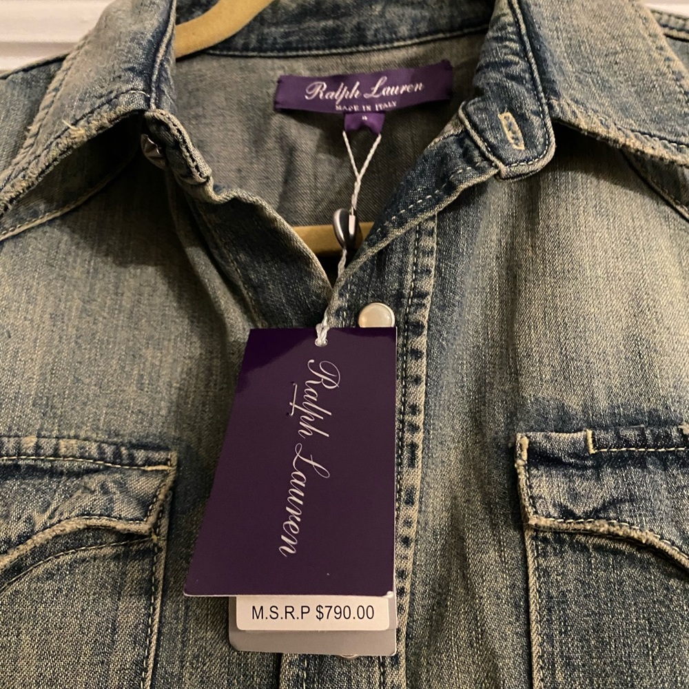 Ralph Lauren purple label Jean button down.